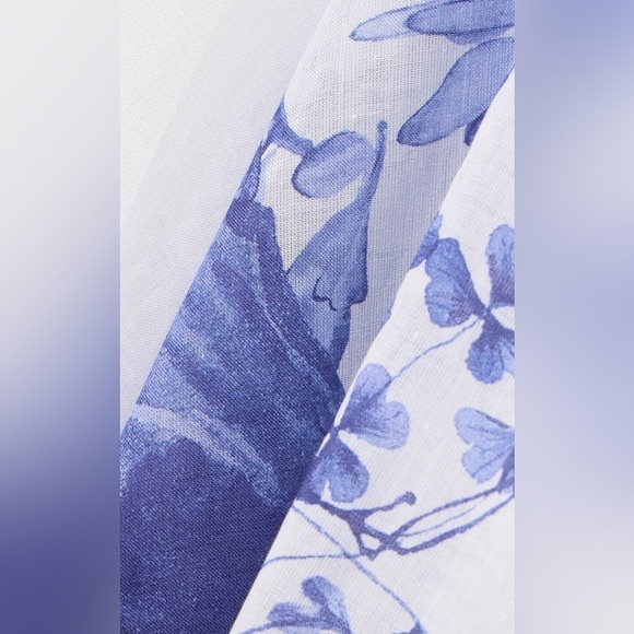 Charo Ruiz GUEILY SHORT DRESS blue and white NWT - Picture 6 of 11